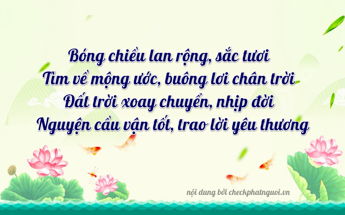 Bài thơ ý nghĩa cho <b>biển số 17A-41720</b> tại website checkphatnguoi.vn