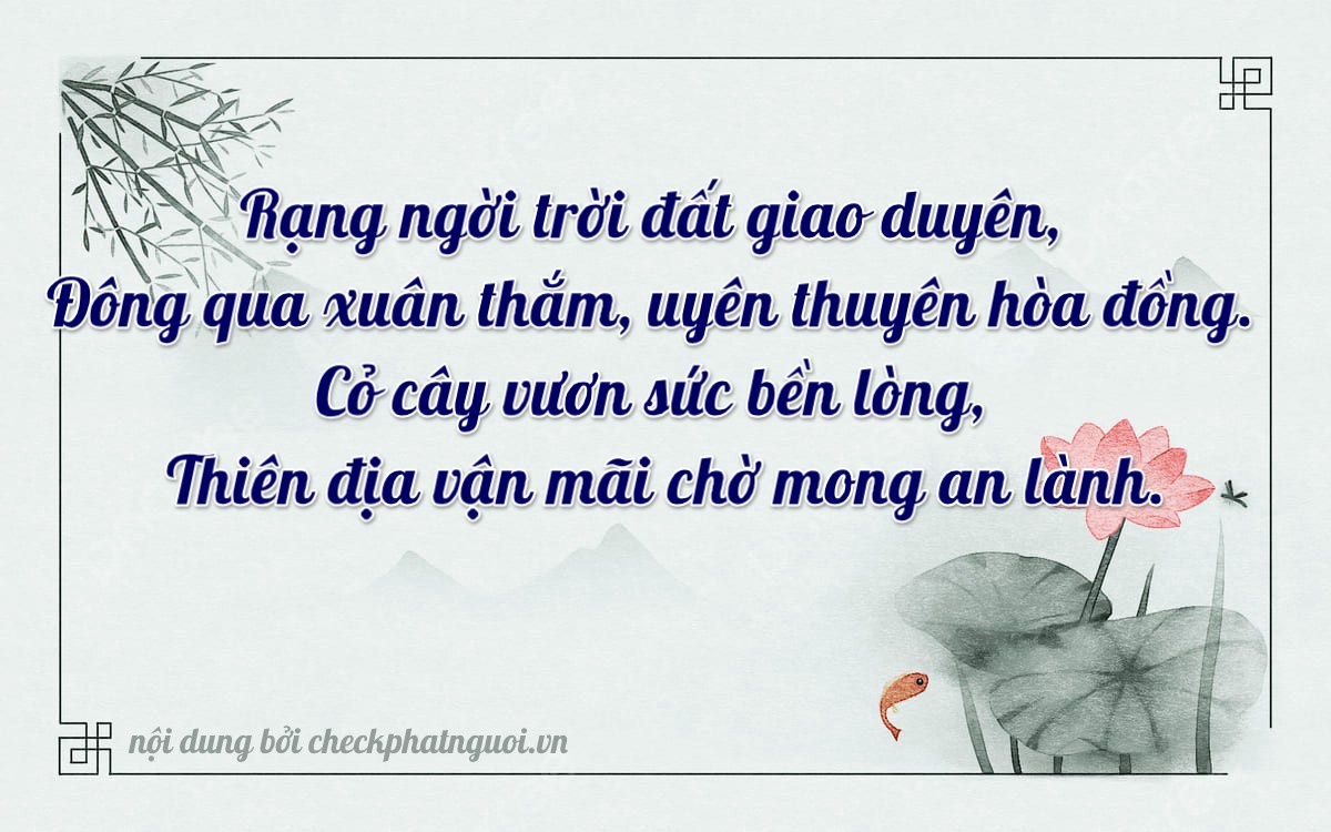 Bài thơ ý nghĩa cho <b>biển số 17A-42656</b> tại website checkphatnguoi.vn