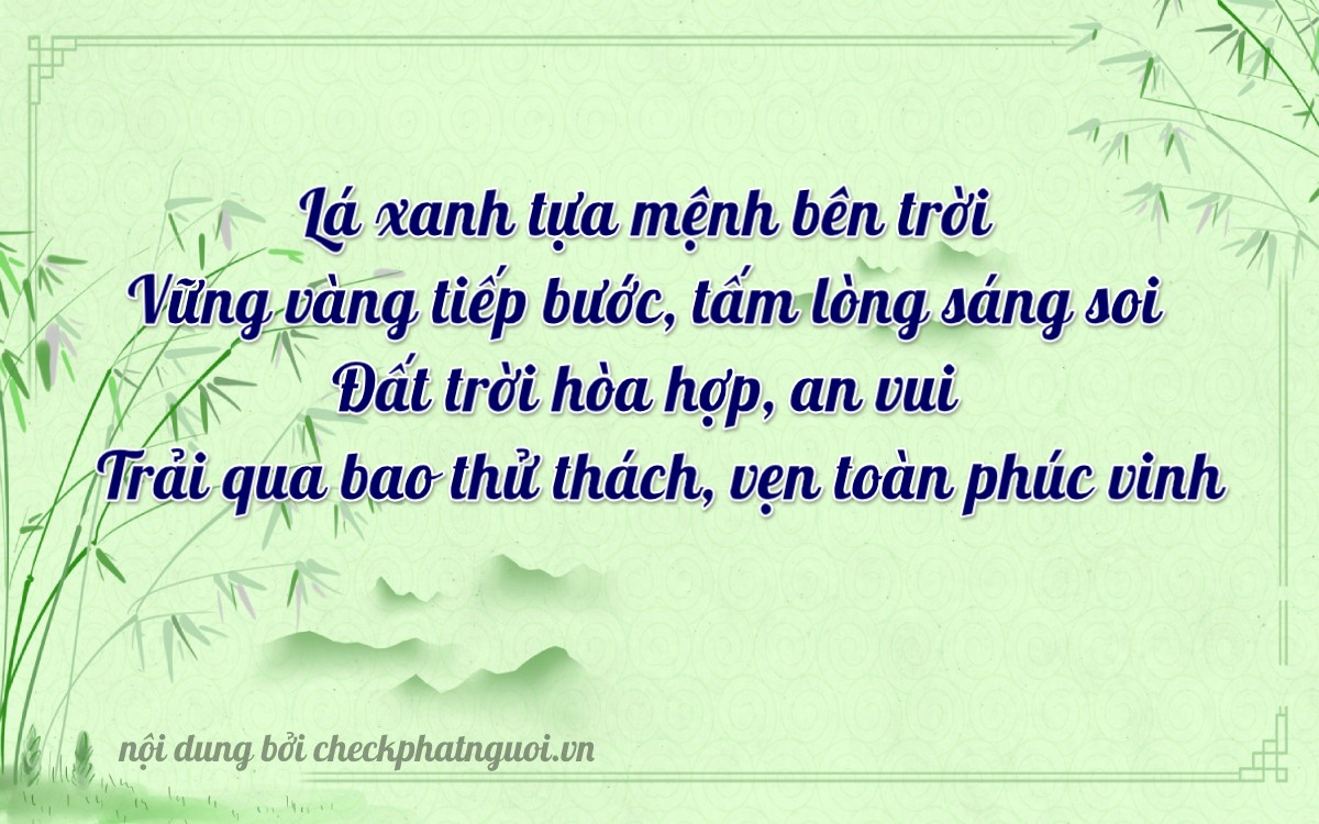 Bài thơ ý nghĩa cho <b>biển số 17A-42964</b> tại website checkphatnguoi.vn