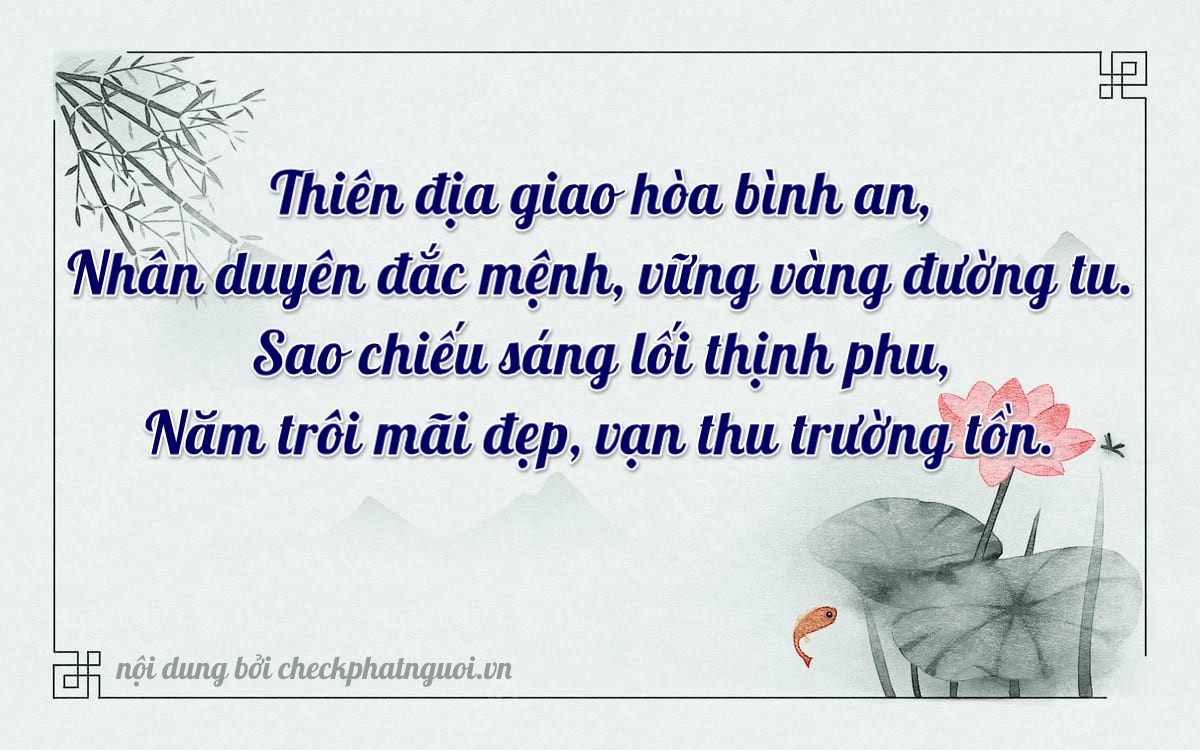 Bài thơ ý nghĩa cho <b>biển số 17A-45590</b> tại website checkphatnguoi.vn