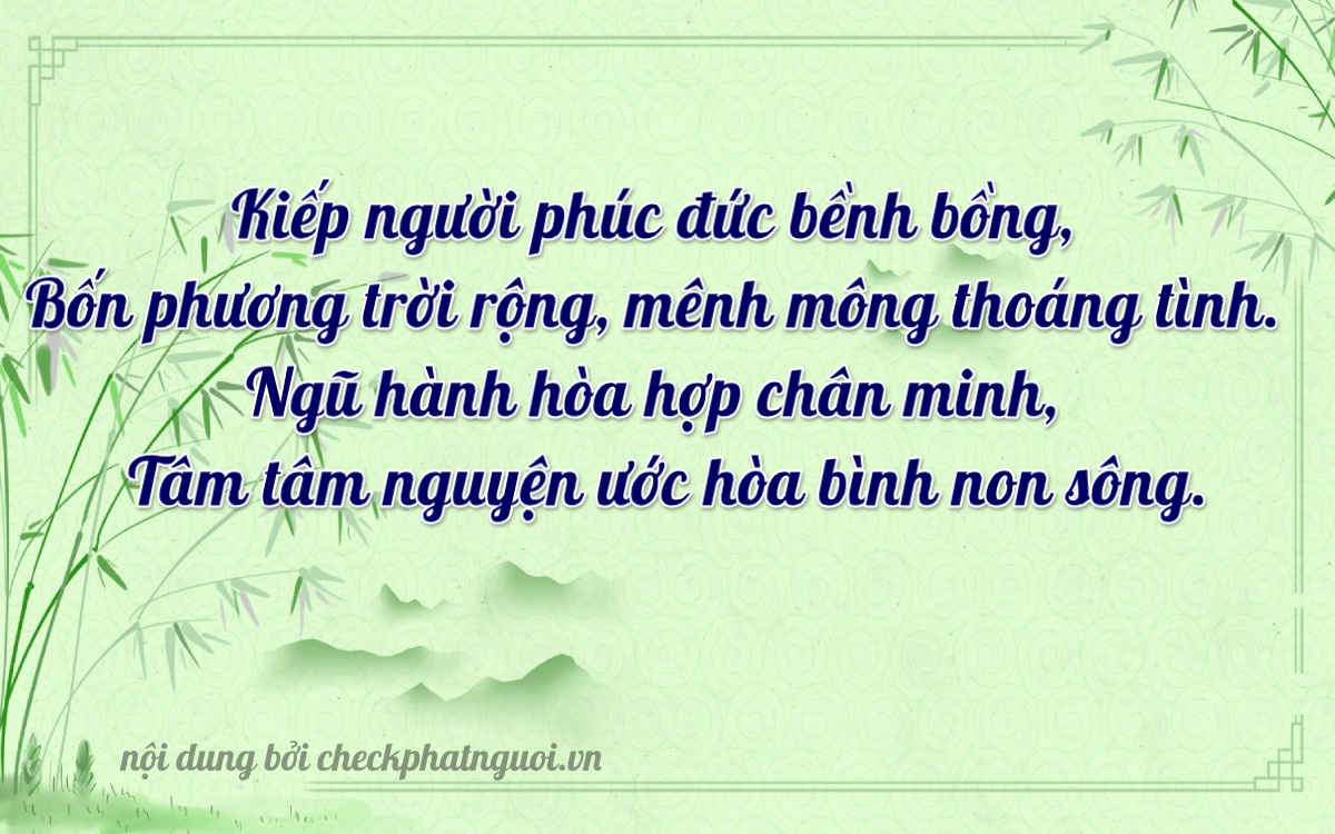 Bài thơ ý nghĩa cho <b>biển số 17A-46472</b> tại website checkphatnguoi.vn