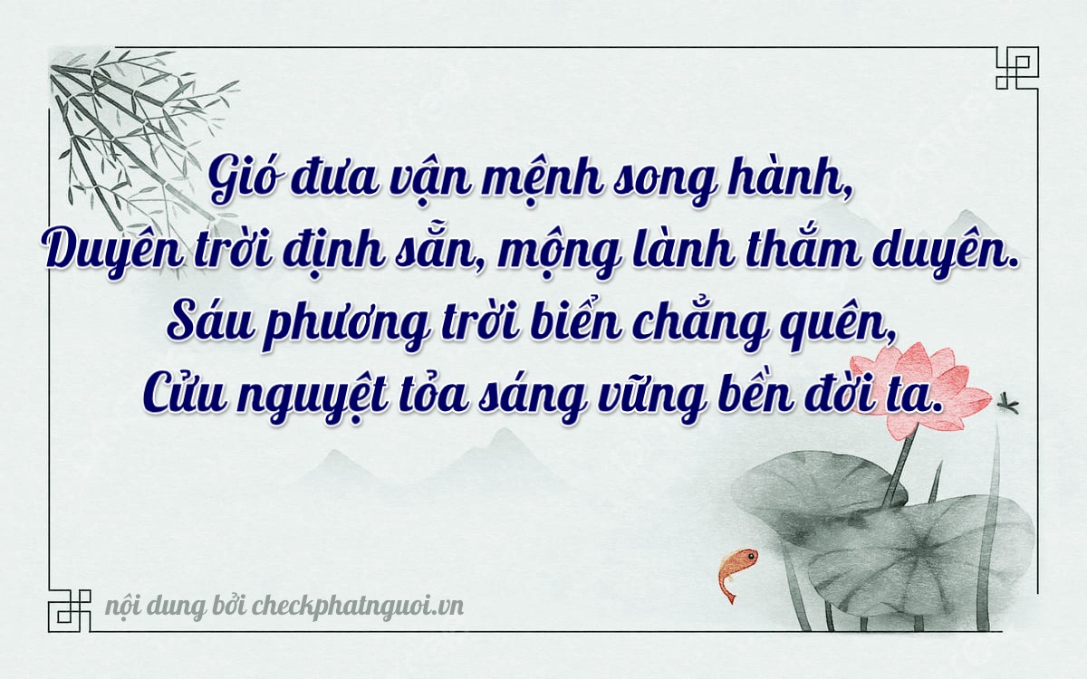 Bài thơ ý nghĩa cho <b>biển số 17A-46609</b> tại website checkphatnguoi.vn