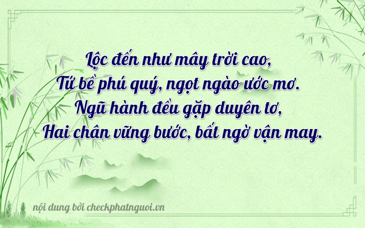 Bài thơ ý nghĩa cho <b>biển số 17A-47502</b> tại website checkphatnguoi.vn