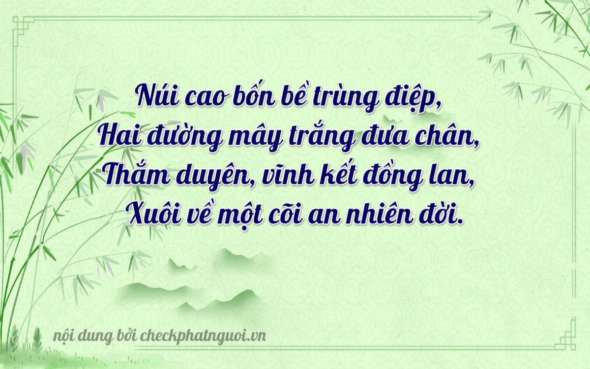 Bài thơ ý nghĩa cho <b>biển số 17AA-02461</b> tại website checkphatnguoi.vn