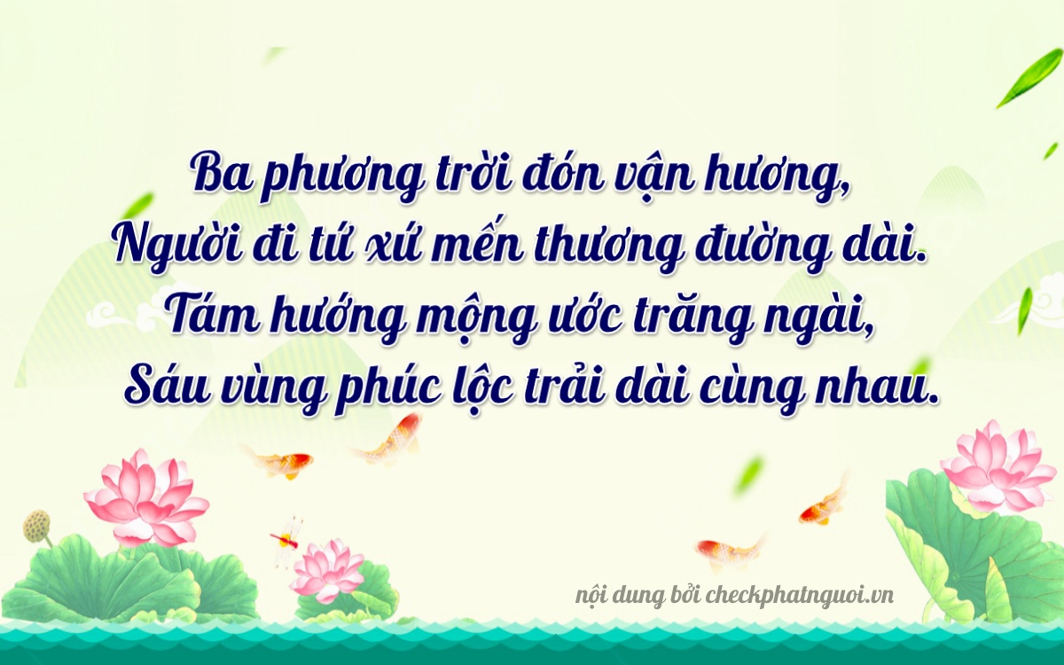 Bài thơ ý nghĩa cho <b>biển số 17AA-34836</b> tại website checkphatnguoi.vn