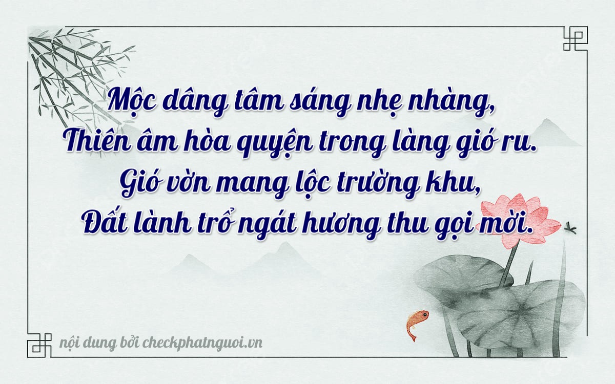 Bài thơ ý nghĩa cho <b>biển số 17AA-46703</b> tại website checkphatnguoi.vn