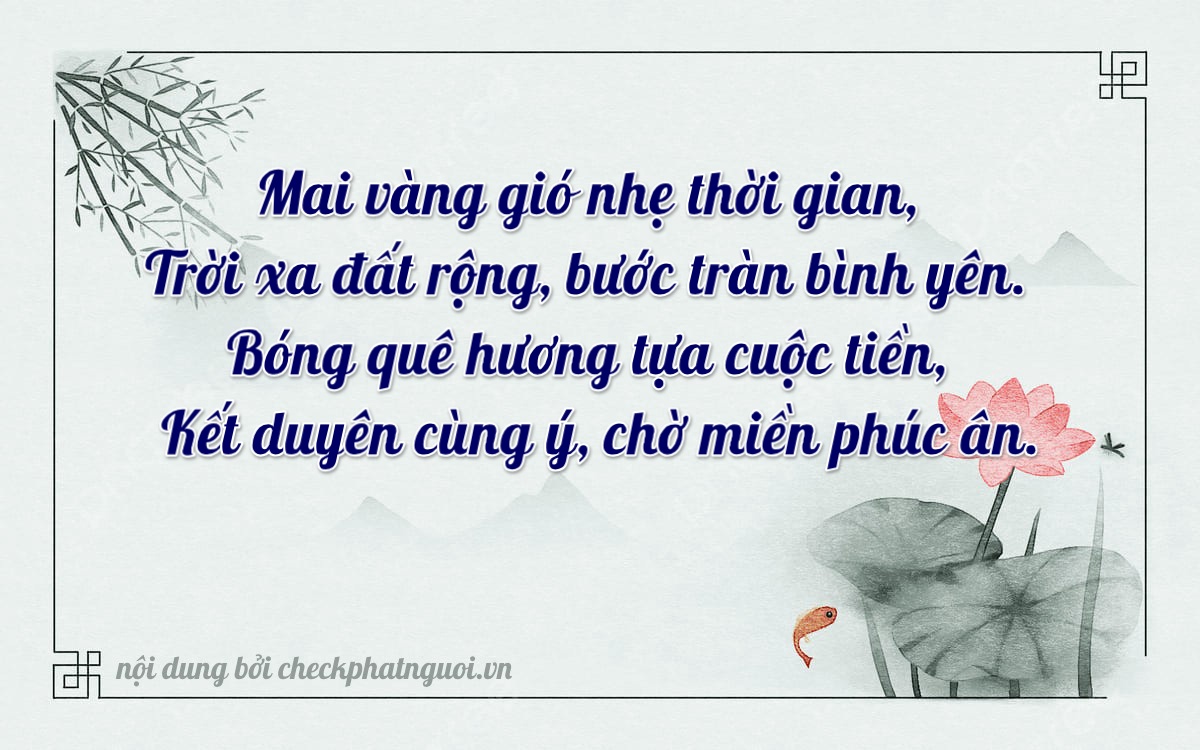 Bài thơ ý nghĩa cho <b>biển số 17AC-04927</b> tại website checkphatnguoi.vn