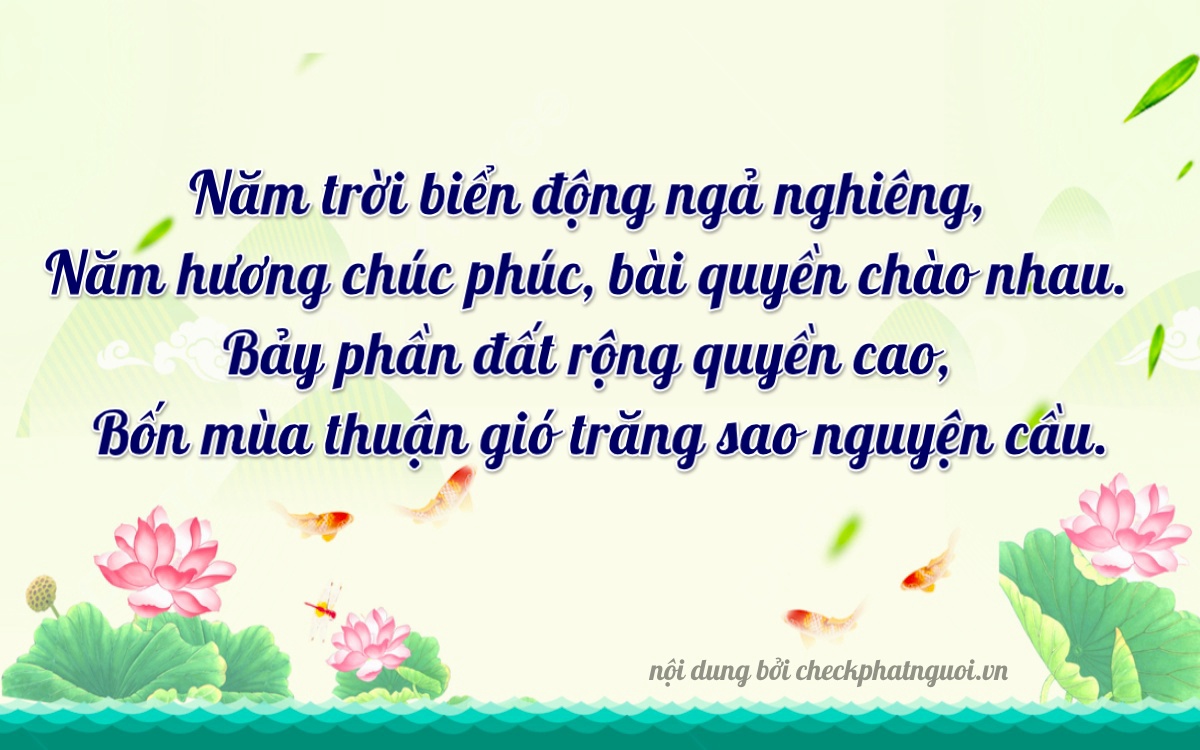 Bài thơ ý nghĩa cho <b>biển số 17AD-05574</b> tại website checkphatnguoi.vn