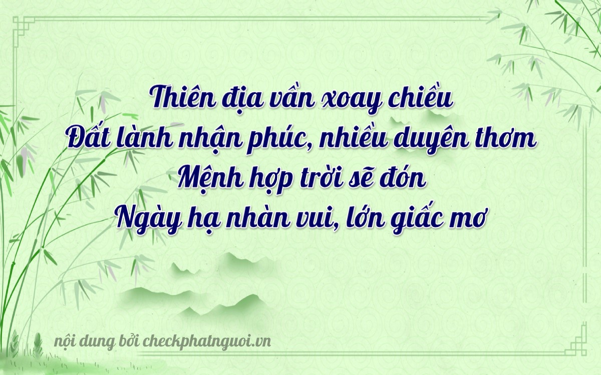 Bài thơ ý nghĩa cho <b>biển số 17AE-08025</b> tại website checkphatnguoi.vn