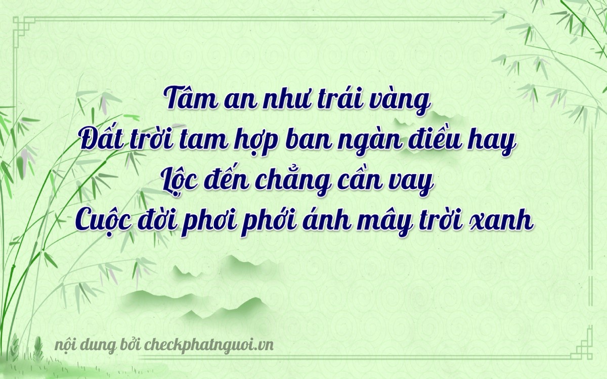 Bài thơ ý nghĩa cho <b>biển số 17AH-03879</b> tại website checkphatnguoi.vn