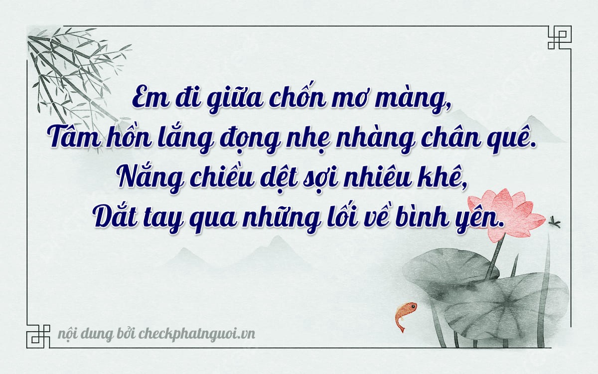 Bài thơ ý nghĩa cho <b>biển số 17AK-01258</b> tại website checkphatnguoi.vn