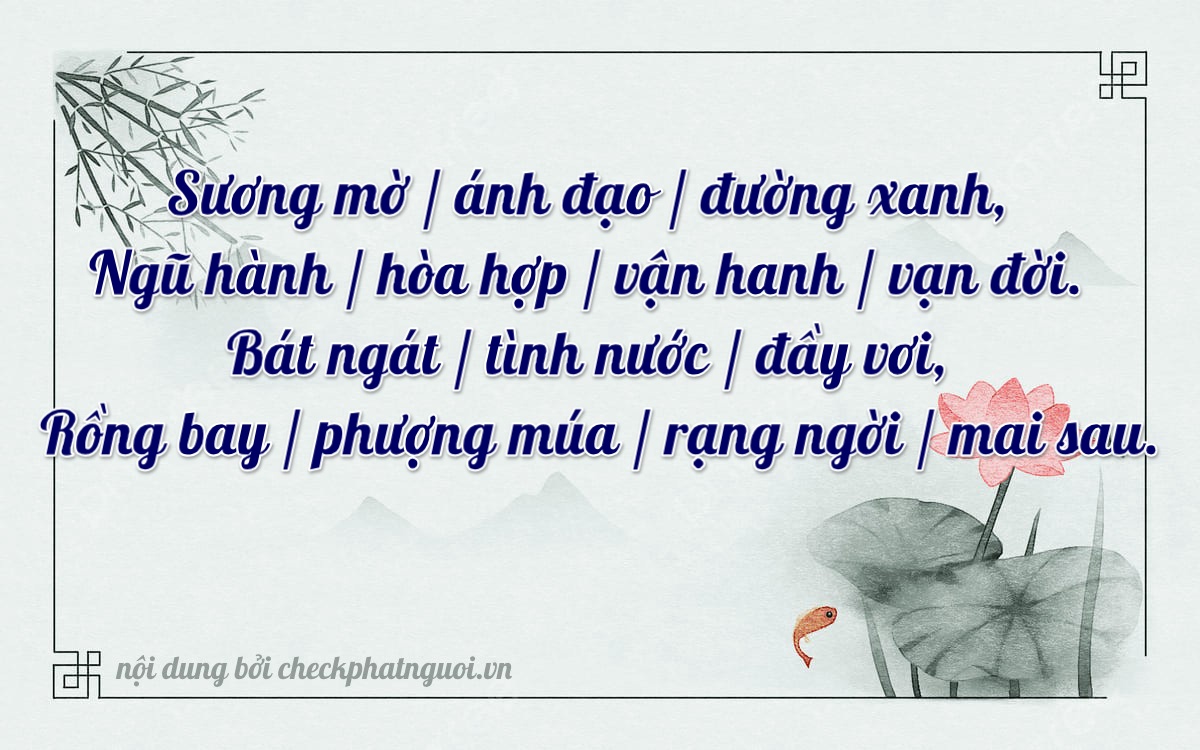 Bài thơ ý nghĩa cho <b>biển số 17AL-03866</b> tại website checkphatnguoi.vn