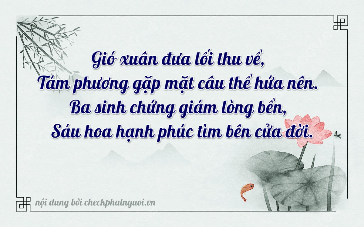 Bài thơ ý nghĩa cho <b>biển số 17B1-87386</b> tại website checkphatnguoi.vn