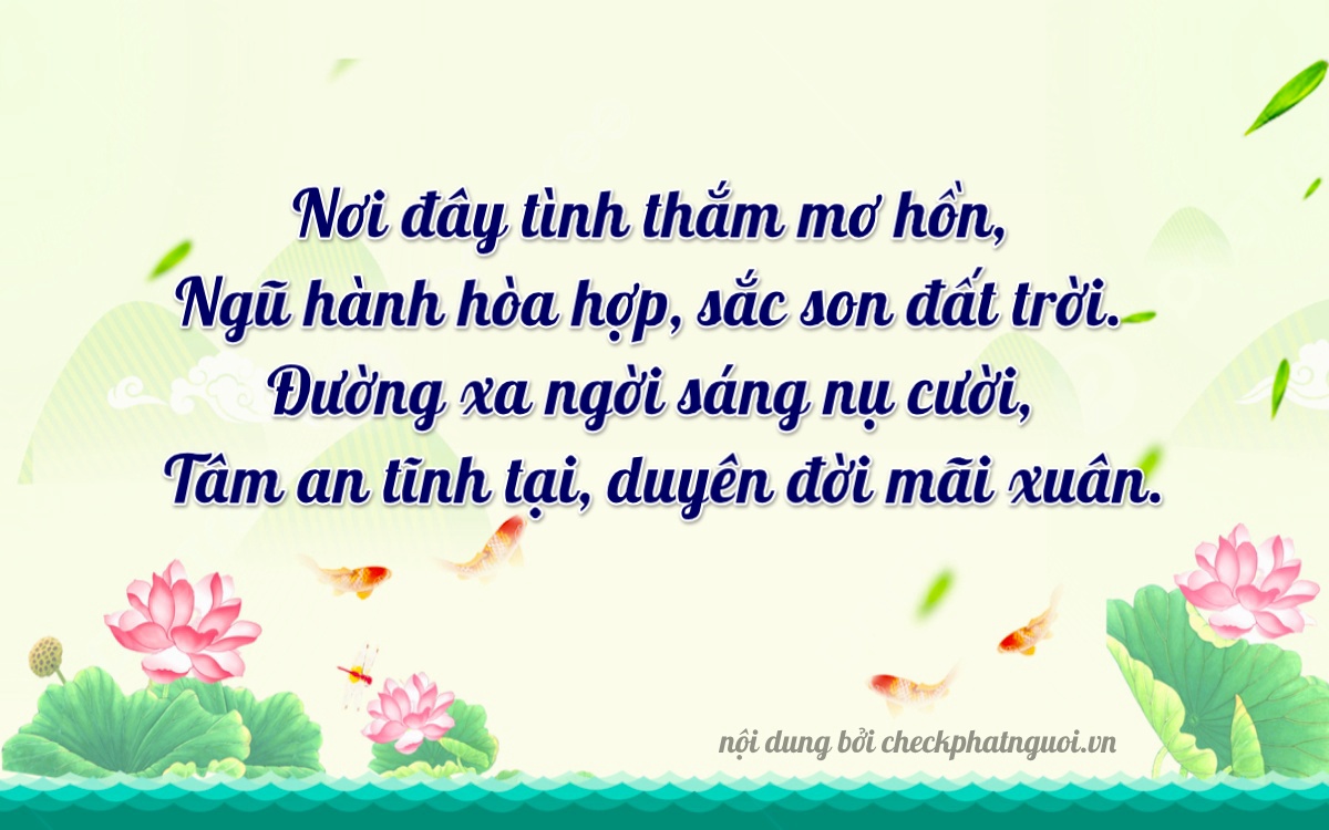 Bài thơ ý nghĩa cho <b>biển số 17B3-28136</b> tại website checkphatnguoi.vn