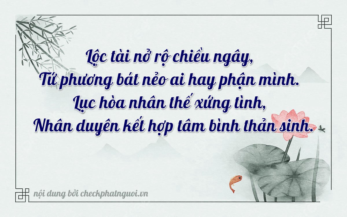 Bài thơ ý nghĩa cho <b>biển số 17B3-64625</b> tại website checkphatnguoi.vn