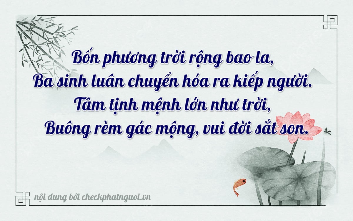 Bài thơ ý nghĩa cho <b>biển số 17B3-73483</b> tại website checkphatnguoi.vn