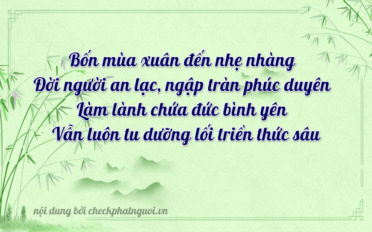 Bài thơ ý nghĩa cho <b>biển số 17B-43445</b> tại website checkphatnguoi.vn