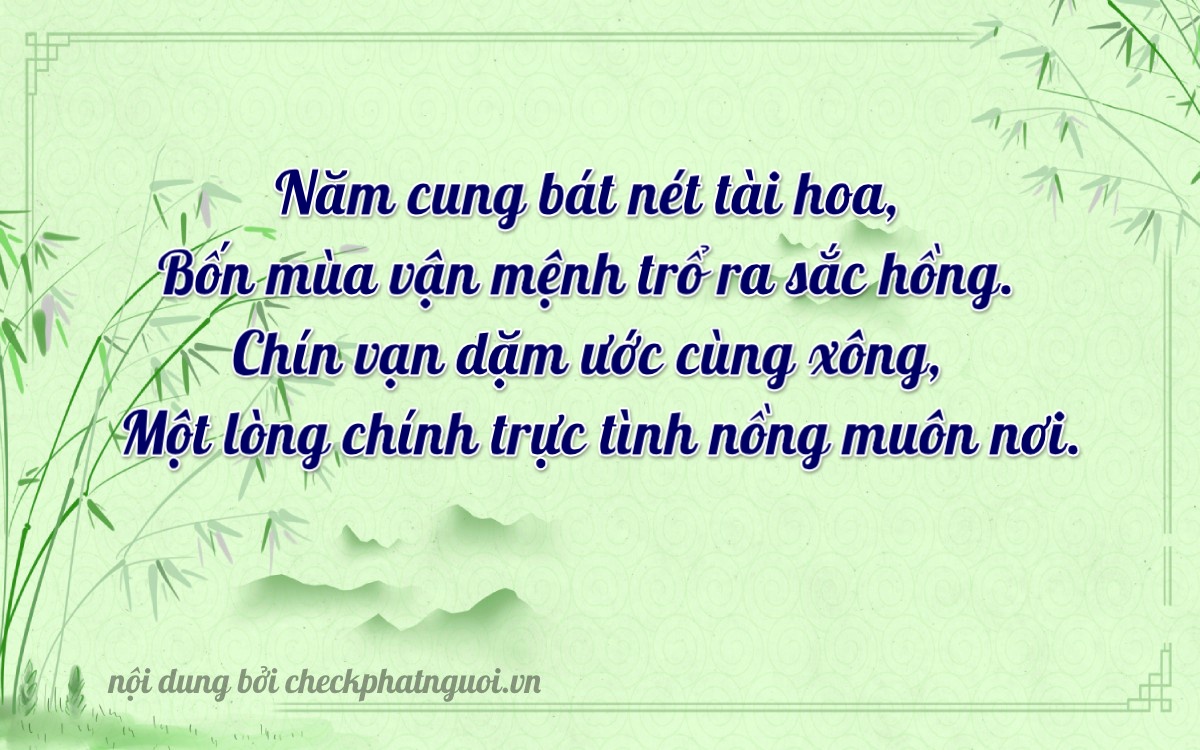 Bài thơ ý nghĩa cho <b>biển số 17B6-59431</b> tại website checkphatnguoi.vn