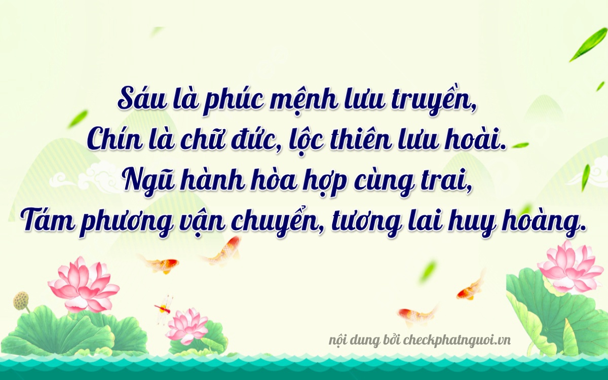 Bài thơ ý nghĩa cho <b>biển số 17B6-69583</b> tại website checkphatnguoi.vn