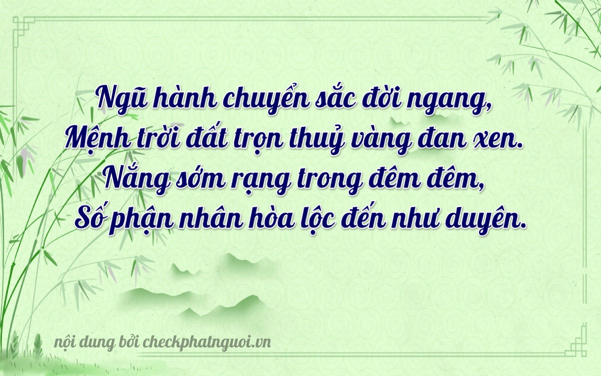 Bài thơ ý nghĩa cho <b>biển số 17B8-01929</b> tại website checkphatnguoi.vn