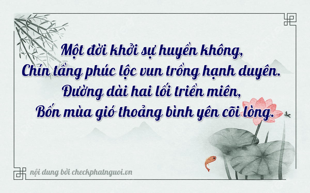 Bài thơ ý nghĩa cho <b>biển số 17B8-19249</b> tại website checkphatnguoi.vn