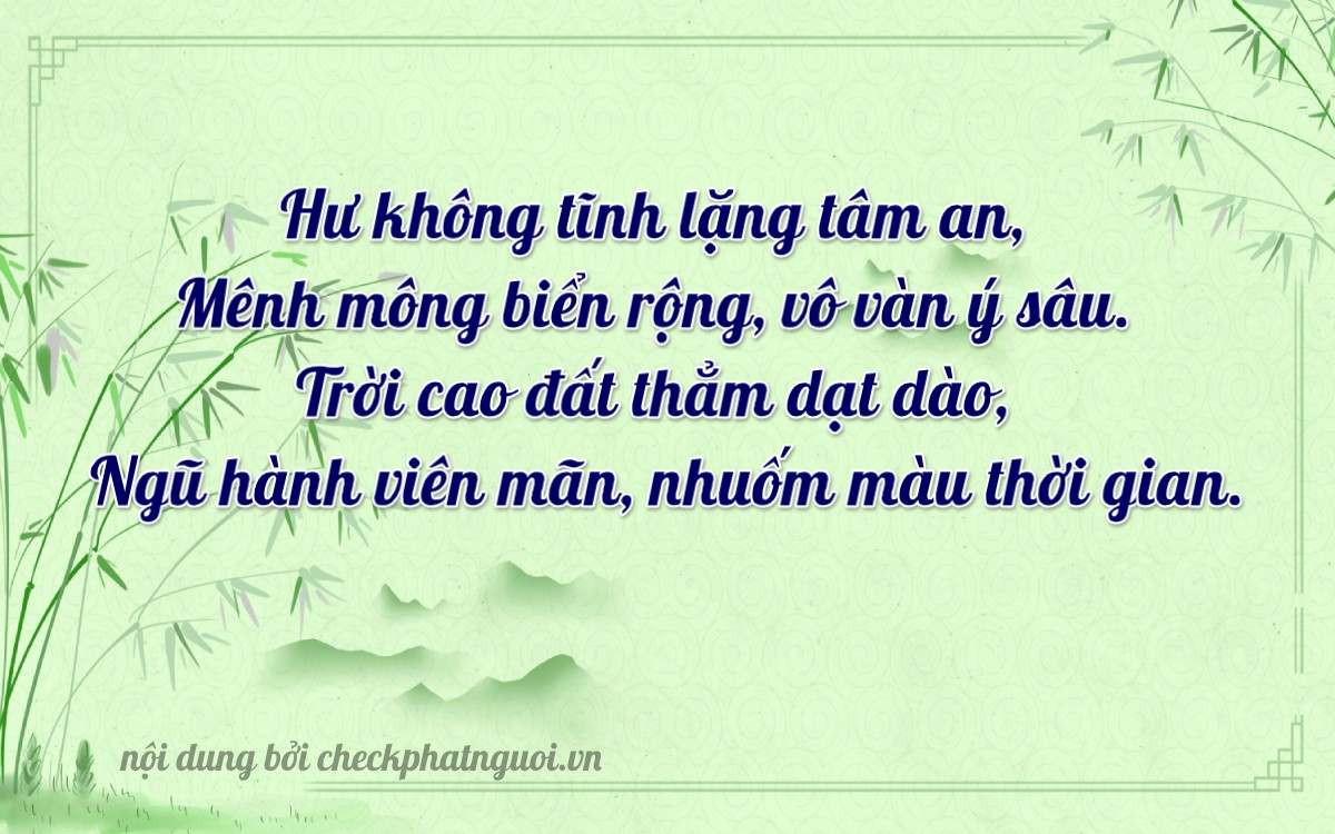 Bài thơ ý nghĩa cho <b>biển số 17B8-34332</b> tại website checkphatnguoi.vn