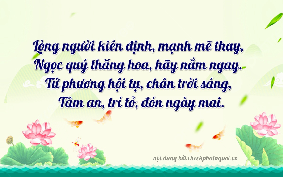 Bài thơ ý nghĩa cho <b>biển số 17C-16682</b> tại website checkphatnguoi.vn