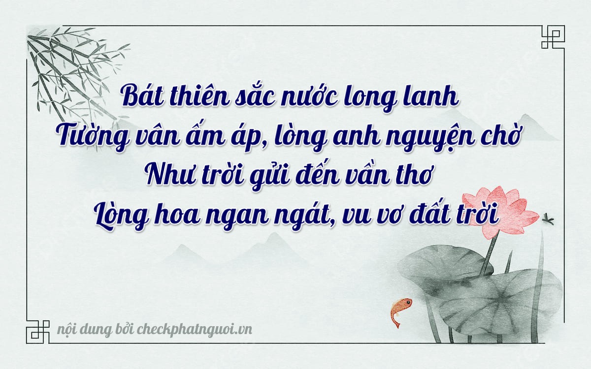 Bài thơ ý nghĩa cho <b>biển số 17C-18080</b> tại website checkphatnguoi.vn