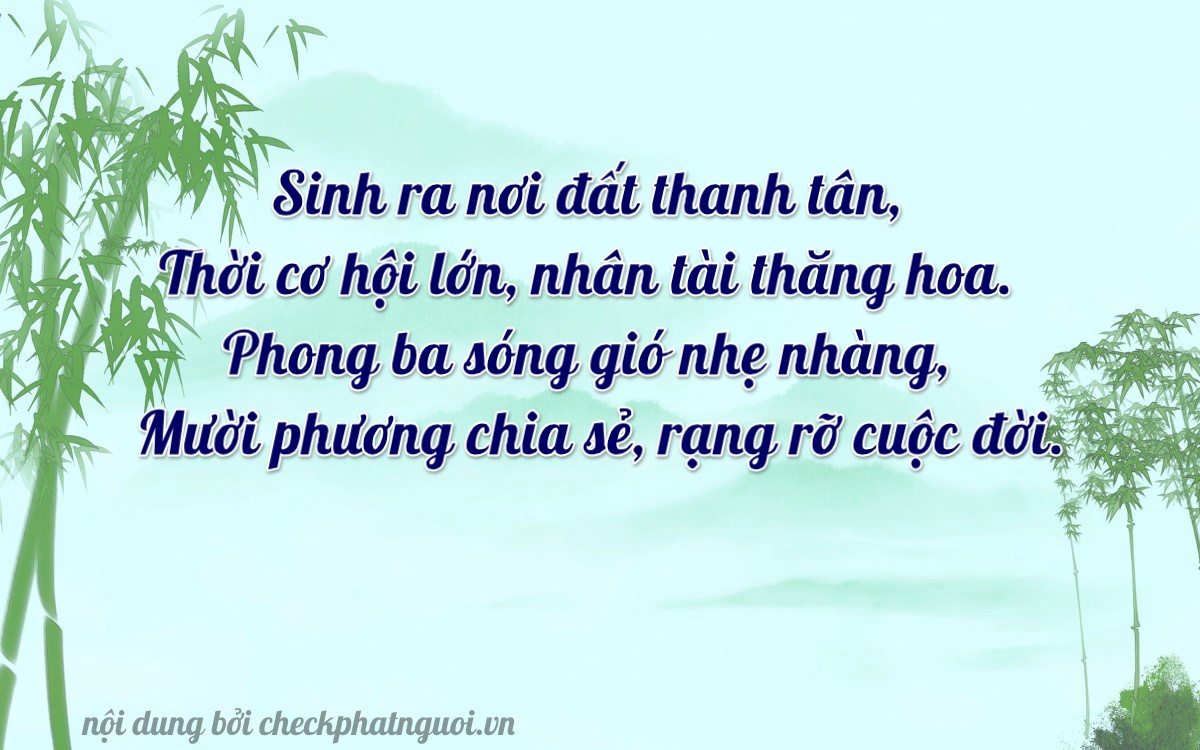 Bài thơ ý nghĩa cho <b>biển số 17C-20210</b> tại website checkphatnguoi.vn