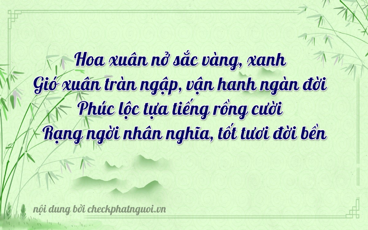 Bài thơ ý nghĩa cho <b>biển số 17C-20896</b> tại website checkphatnguoi.vn