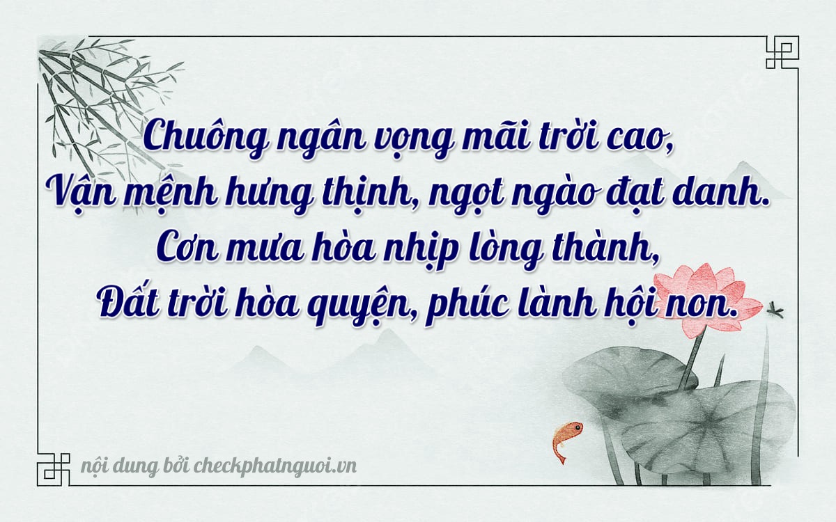 Bài thơ ý nghĩa cho <b>biển số 17H-05977</b> tại website checkphatnguoi.vn