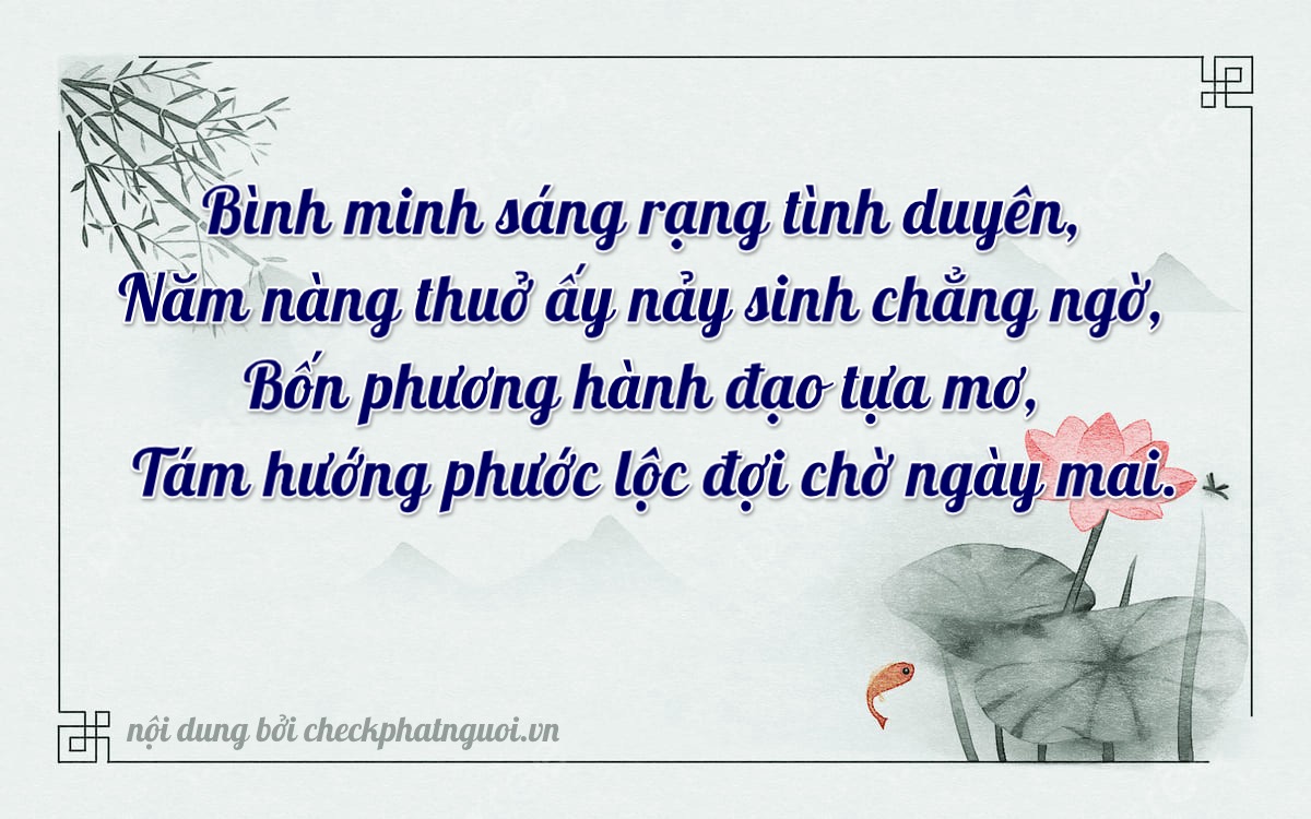 Bài thơ ý nghĩa cho <b>biển số 17H-34184</b> tại website checkphatnguoi.vn