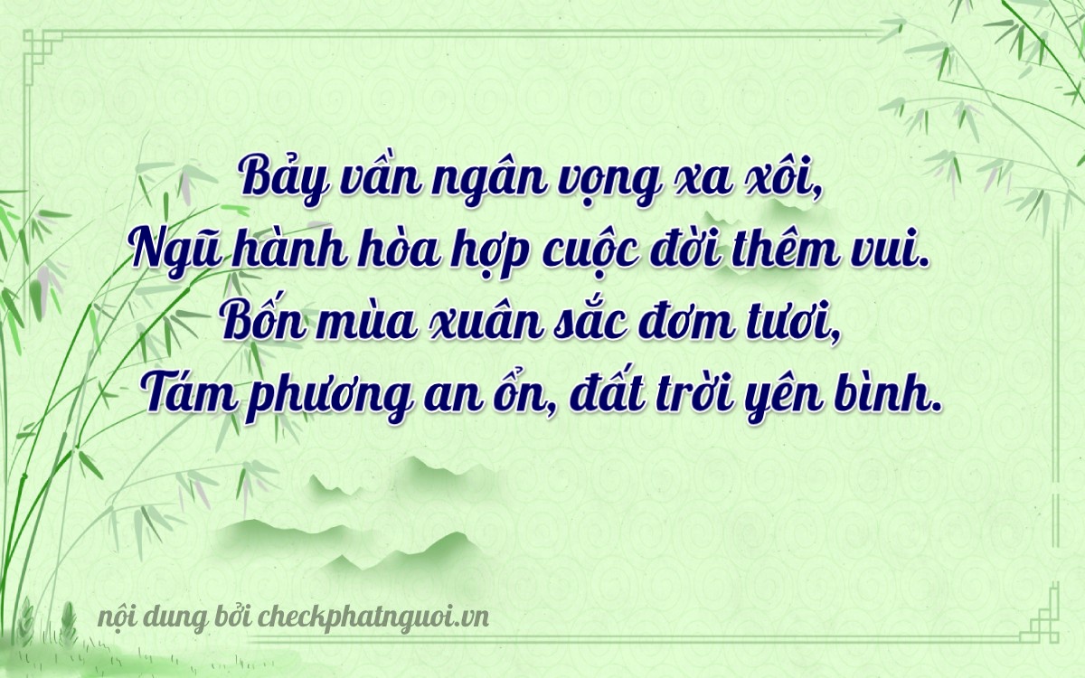 Bài thơ ý nghĩa cho <b>biển số 17M-77854</b> tại website checkphatnguoi.vn