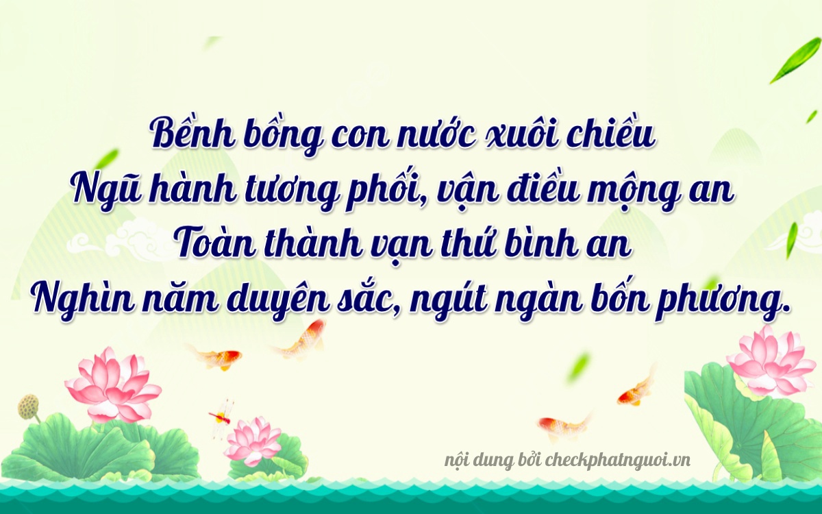 Bài thơ ý nghĩa cho <b>biển số 18967</b> tại website checkphatnguoi.vn