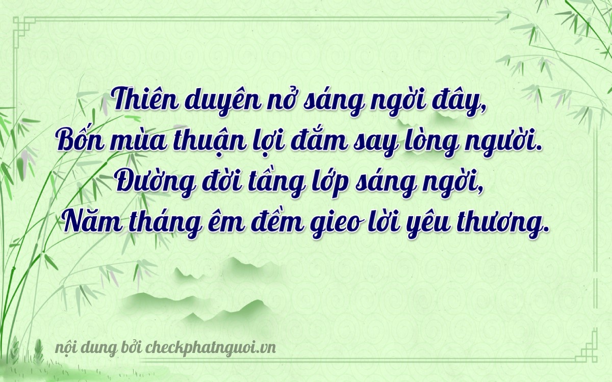 Bài thơ ý nghĩa cho <b>biển số 18A-10459</b> tại website checkphatnguoi.vn