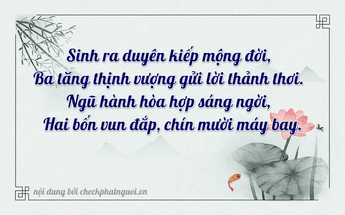 Bài thơ ý nghĩa cho <b>biển số 18A-13382</b> tại website checkphatnguoi.vn