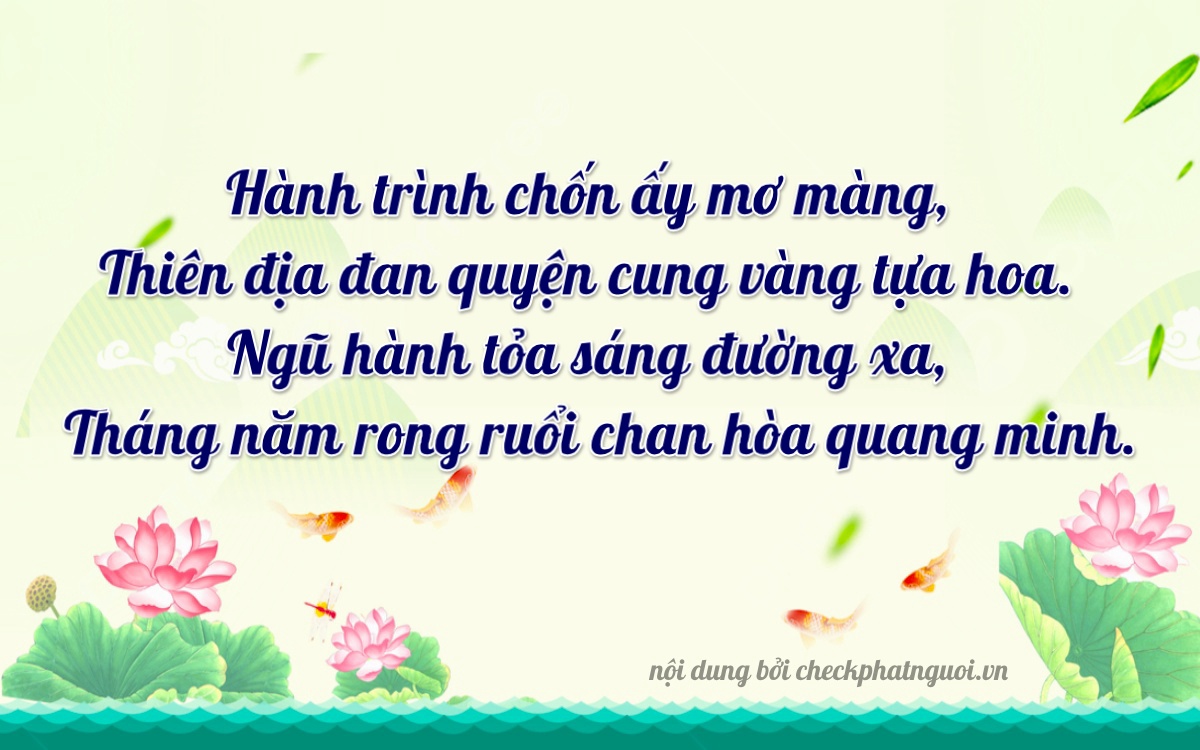 Bài thơ ý nghĩa cho <b>biển số 18A-21583</b> tại website checkphatnguoi.vn