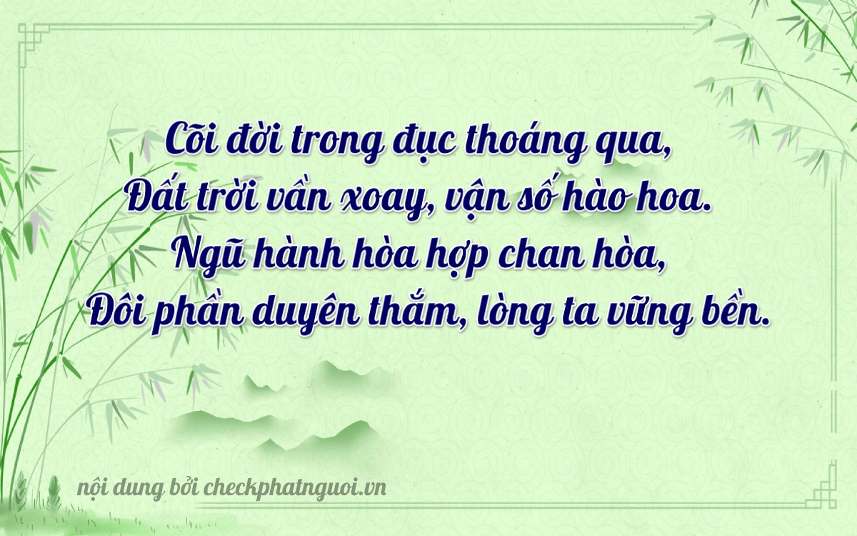 Bài thơ ý nghĩa cho <b>biển số 18A-24011</b> tại website checkphatnguoi.vn