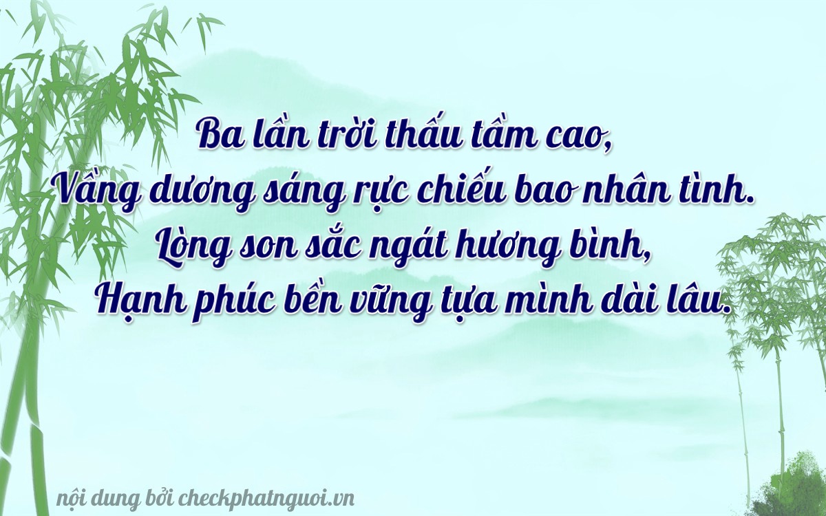 Bài thơ ý nghĩa cho <b>biển số 18A-32072</b> tại website checkphatnguoi.vn