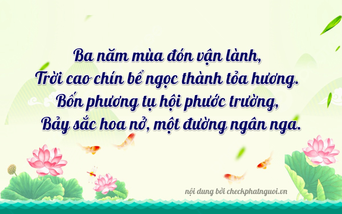 Bài thơ ý nghĩa cho <b>biển số 18A-34373</b> tại website checkphatnguoi.vn