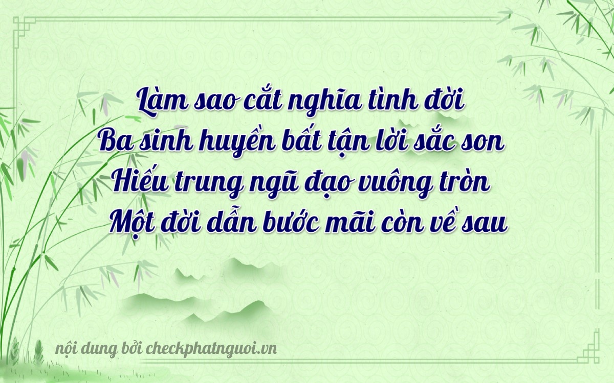 Bài thơ ý nghĩa cho <b>biển số 18A-34910</b> tại website checkphatnguoi.vn
