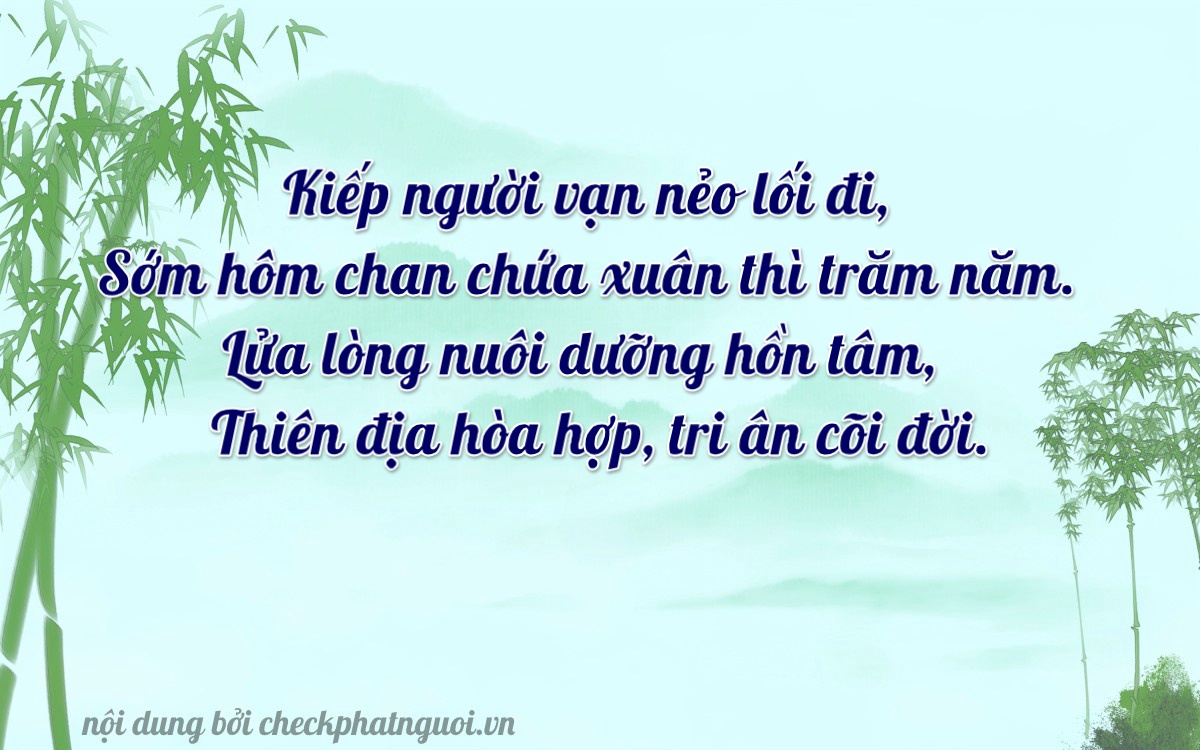 Bài thơ ý nghĩa cho <b>biển số 18A-39115</b> tại website checkphatnguoi.vn