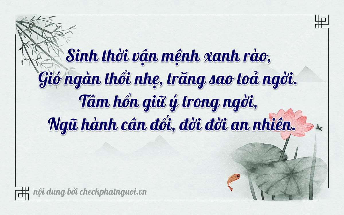 Bài thơ ý nghĩa cho <b>biển số 18A-40058</b> tại website checkphatnguoi.vn