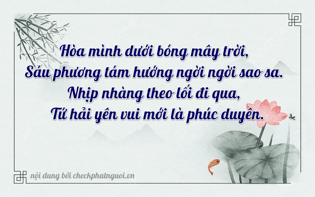 Bài thơ ý nghĩa cho <b>biển số 18A-62184</b> tại website checkphatnguoi.vn
