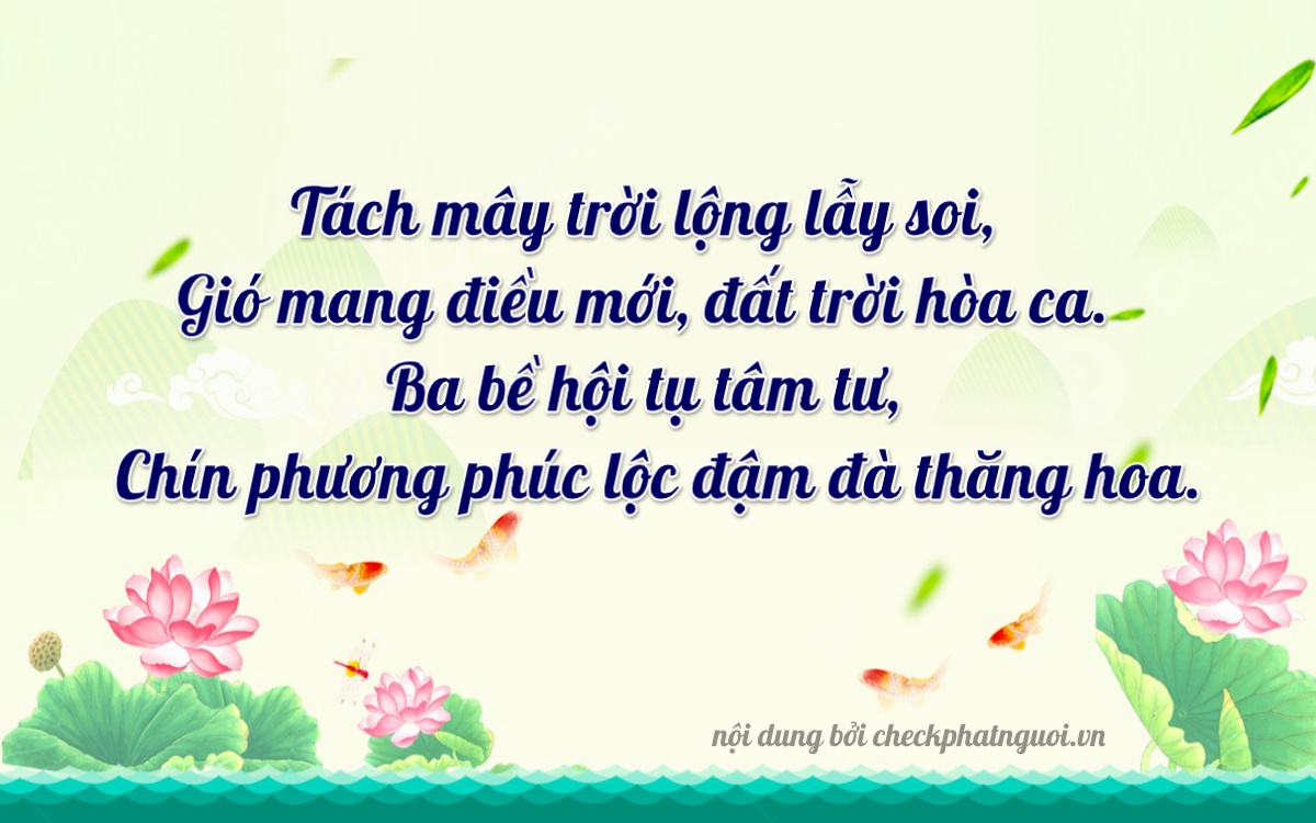Bài thơ ý nghĩa cho <b>biển số 18AA-25349</b> tại website checkphatnguoi.vn