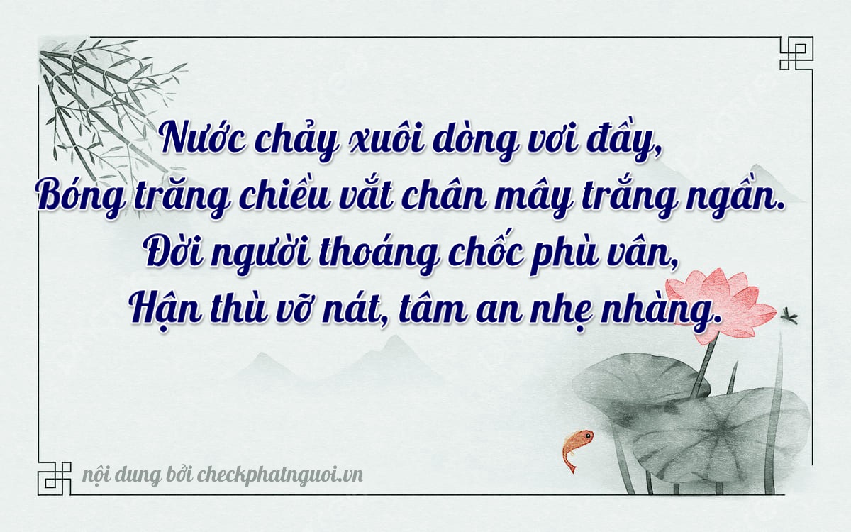 Bài thơ ý nghĩa cho <b>biển số 18AA-40404</b> tại website checkphatnguoi.vn