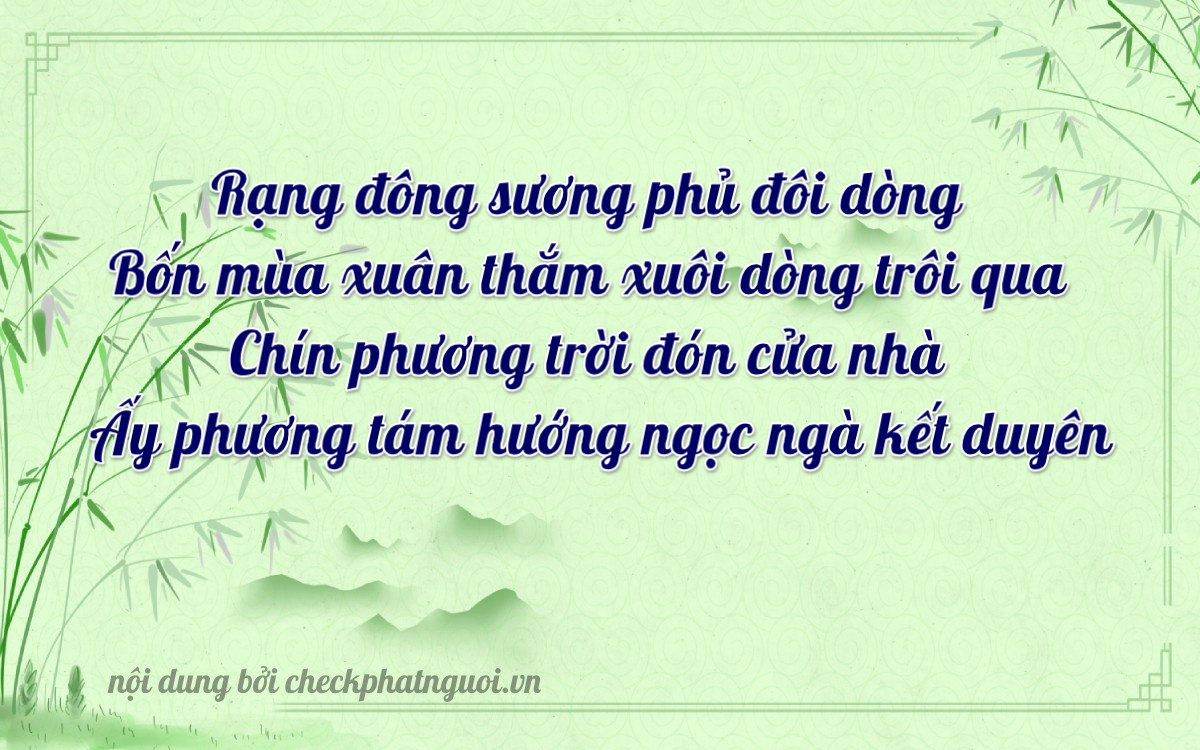 Bài thơ ý nghĩa cho <b>biển số 18AA-43867</b> tại website checkphatnguoi.vn