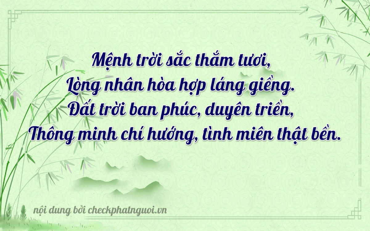 Bài thơ ý nghĩa cho <b>biển số 18B1-25258</b> tại website checkphatnguoi.vn