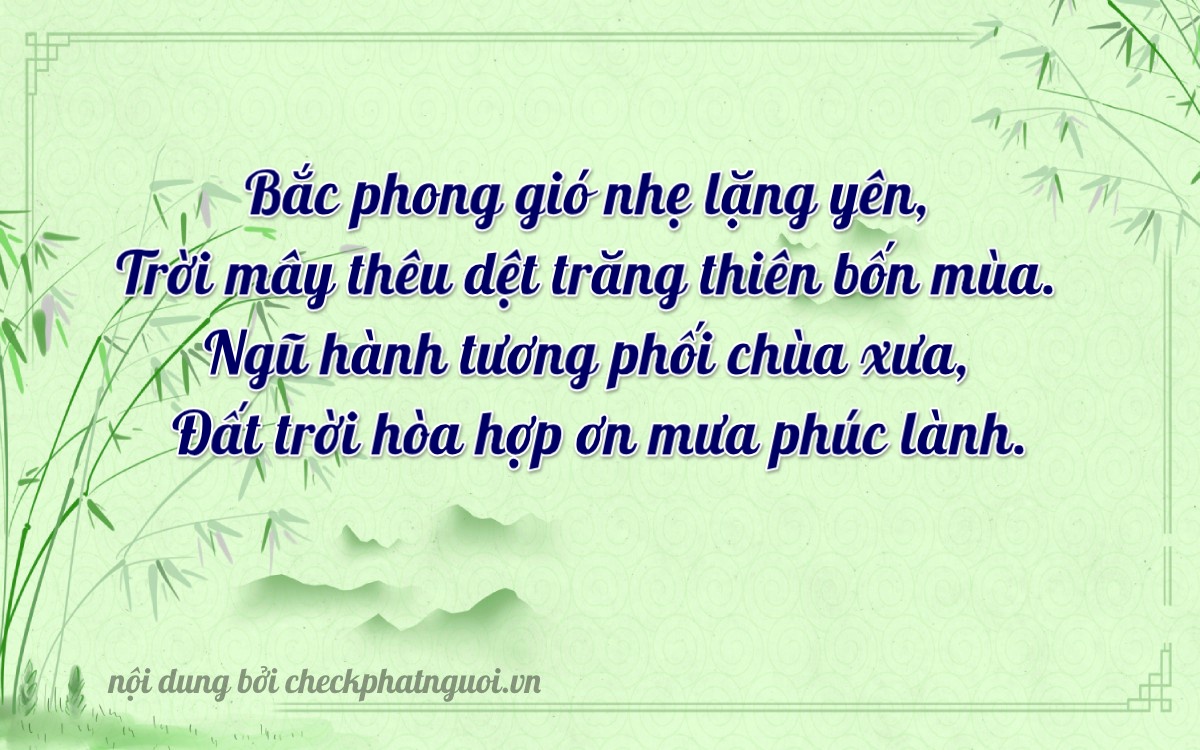 Bài thơ ý nghĩa cho <b>biển số 18B-16734</b> tại website checkphatnguoi.vn
