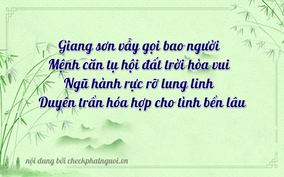 Bài thơ ý nghĩa cho <b>biển số 18B2-58641</b> tại website checkphatnguoi.vn